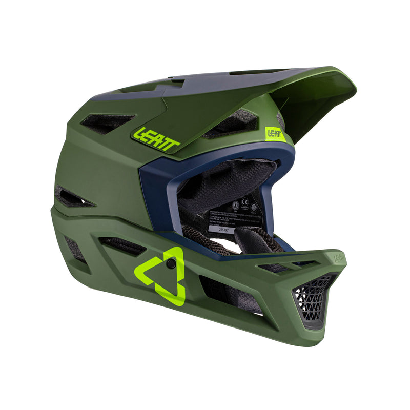 Leatt MTB 4.0 Full Face Helmet, Cactus Green