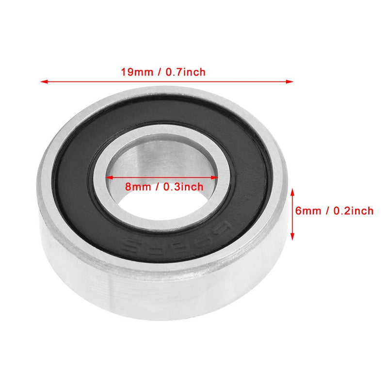 698RS Bearing Deep-Groove Ball Rubber Sealed Bearing
