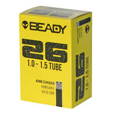 Beady Butyl Tube - 26" x 1.0-1.5", Schrader