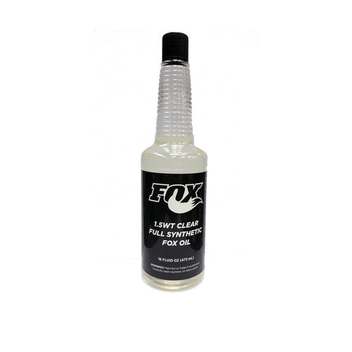 Fox 1.5wt Clear Full Synthetic Oil/Seatpost Fluid - 16oz Bottle