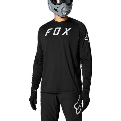 Fox Racing Defend Long Sleeve Jersey - Black
