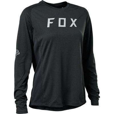 Fox Racing Women's Defend Long Sleeve Jersey - Black