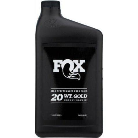Fox Shox 20wt Gold Suspension Fluid - 32oz